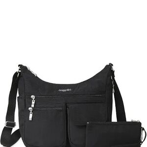 Baggallini Sleek Black Crossb
